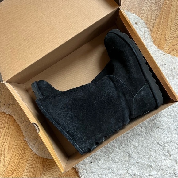BEARPAW Women's Phylly Black Suede Women's Classic Boots Size 9 - Picture 12 of 13
